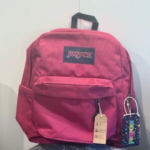 JanSport DARK RED BACKPACK NWT